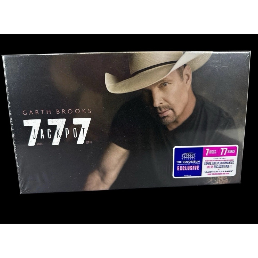GARTH BROOKS 777 Jackpot 7-Disc 77Song CD Set Caesars Palace Colosseum Exclusive